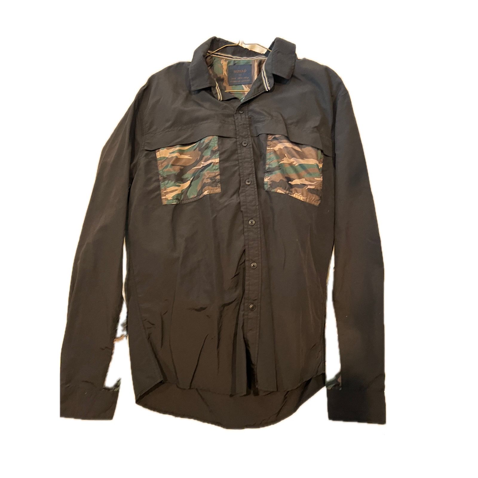 Nomad Nomad Brown Mossy Oak Button Down Mens Med Size US M / EU 48-50 / 2 - 1 Thumbnail
