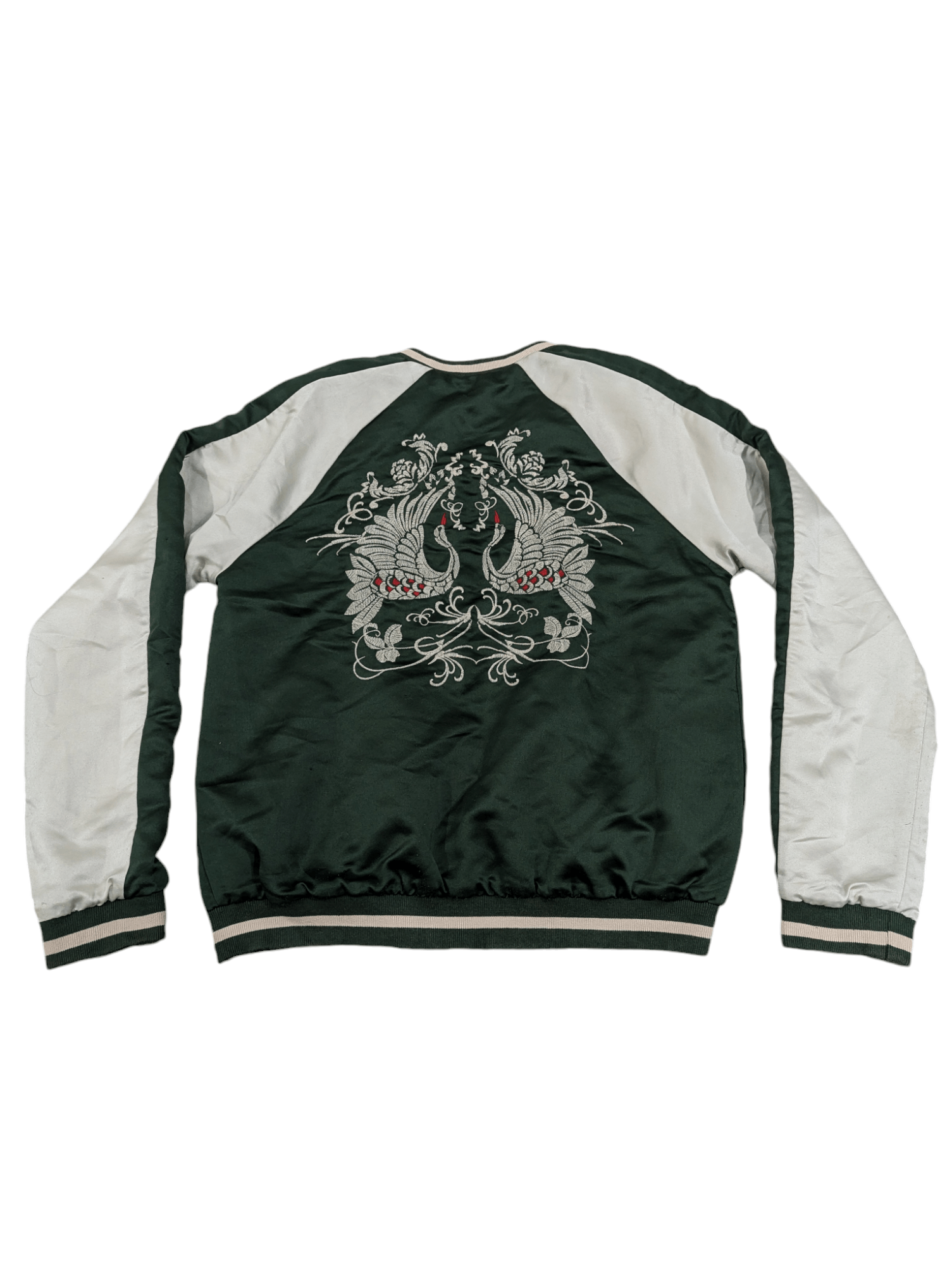 Japanese Brand SUKAJAN JACKET EMBROIDERY PEACOCK Size US S / EU 44-46 / 1 - 1 Thumbnail