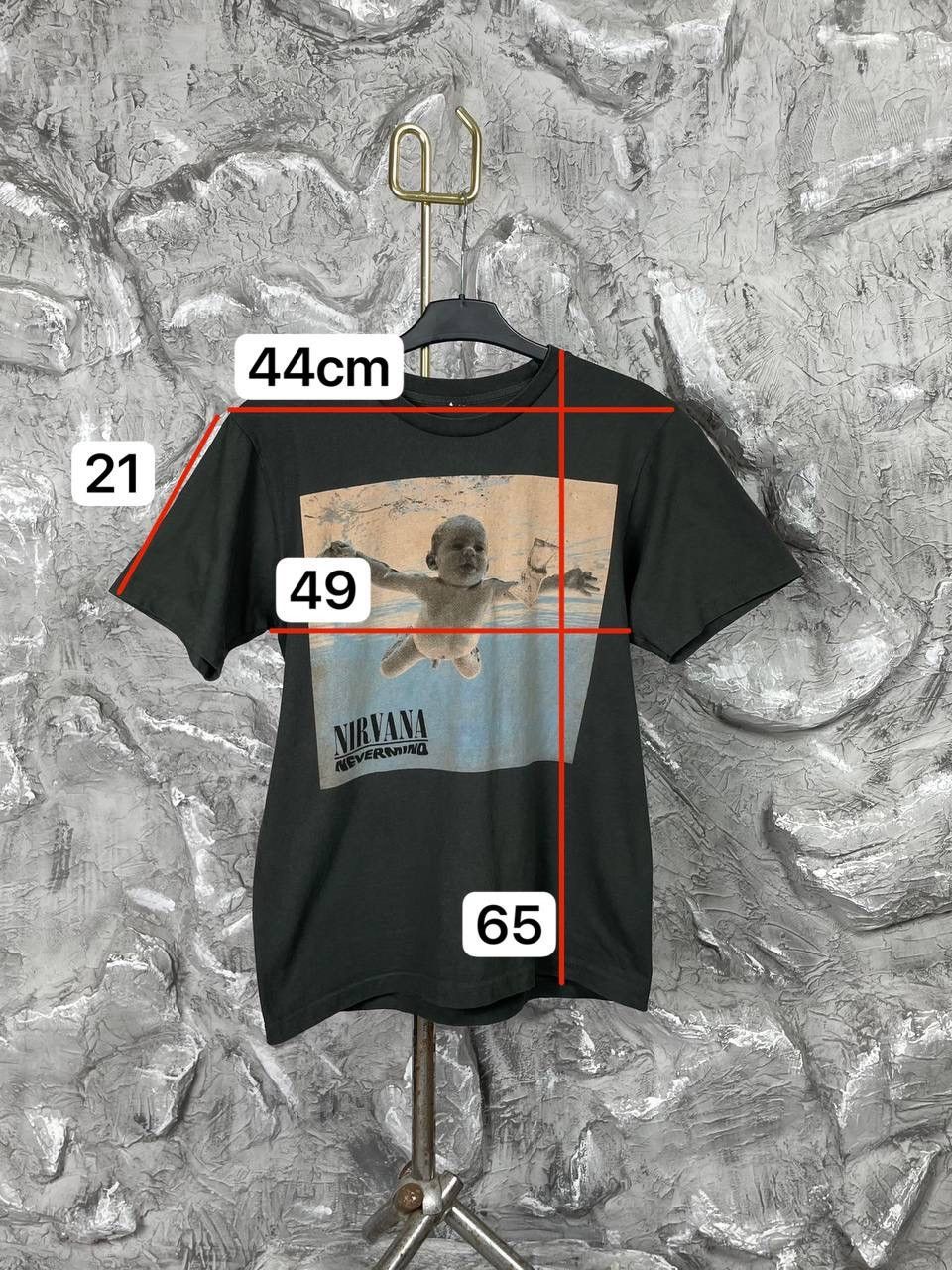 Band Tees × Nirvana × Vintage Vintage 2002 Rare Single Stitch Nirvana Nevermind T-shirt Size US M / EU 48-50 / 2 - 10 Thumbnail
