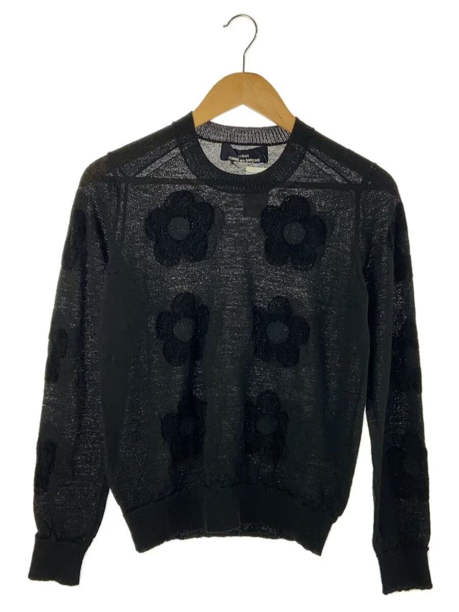 Comme des Garcons Flower Wool Knit Sweater Size S / US 4 / IT 40 - 1 Thumbnail