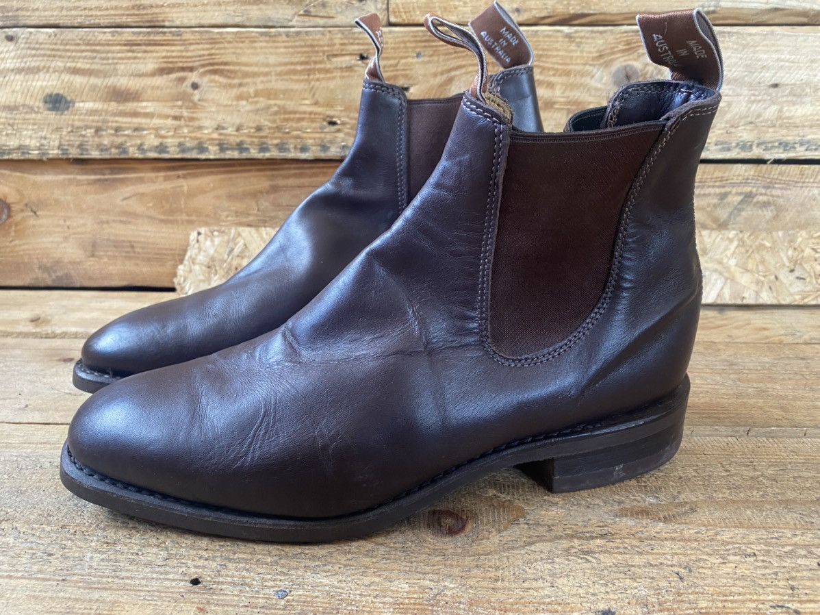 R.M. Williams R.M.williams brown chelsea leather boots sz 7.5H Size US 8.5 / EU 41-42 - 3 Thumbnail