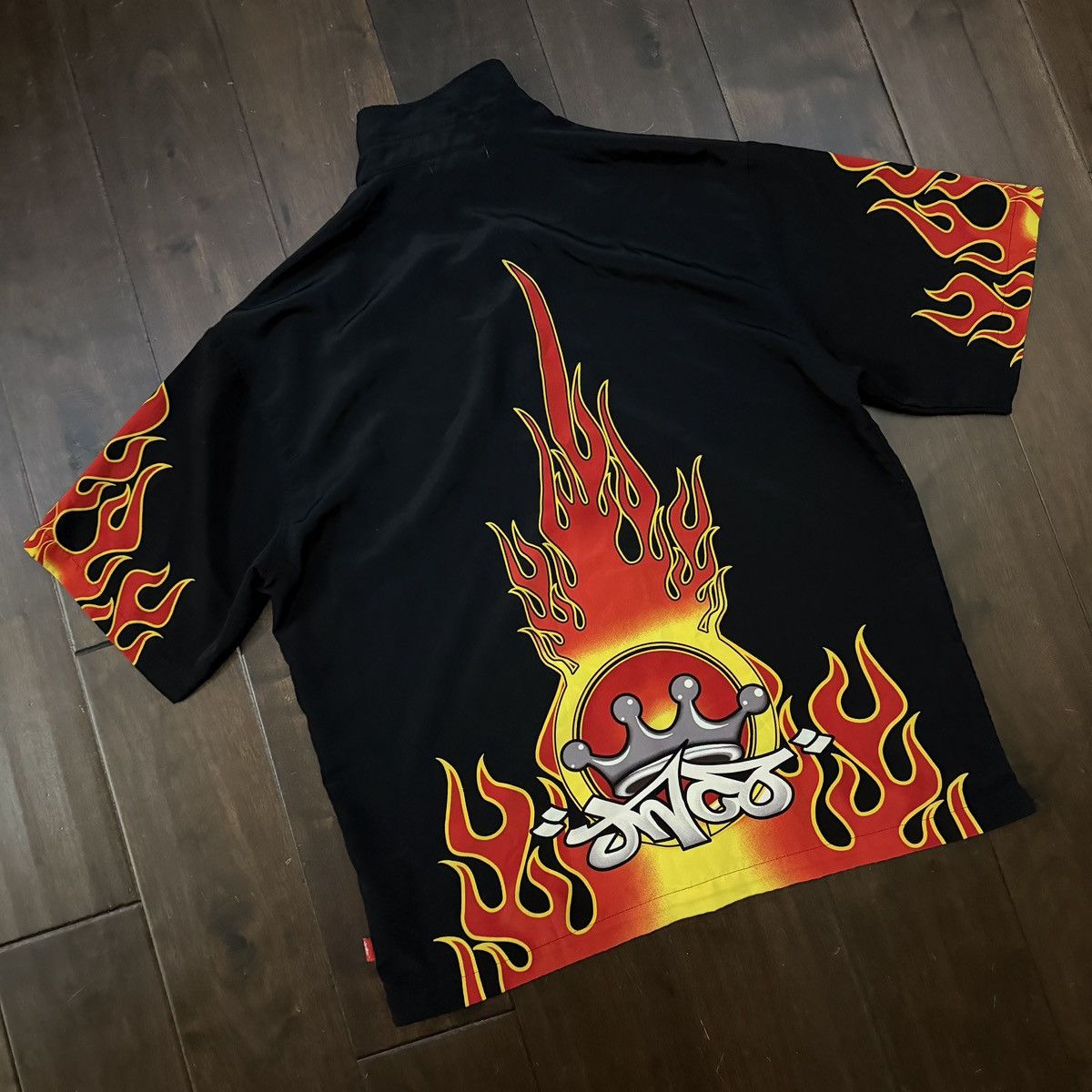 JNCO Vintage 90s JNCO Button Up Flame Shirt Size US XL / EU 56 / 4 - 7 Thumbnail