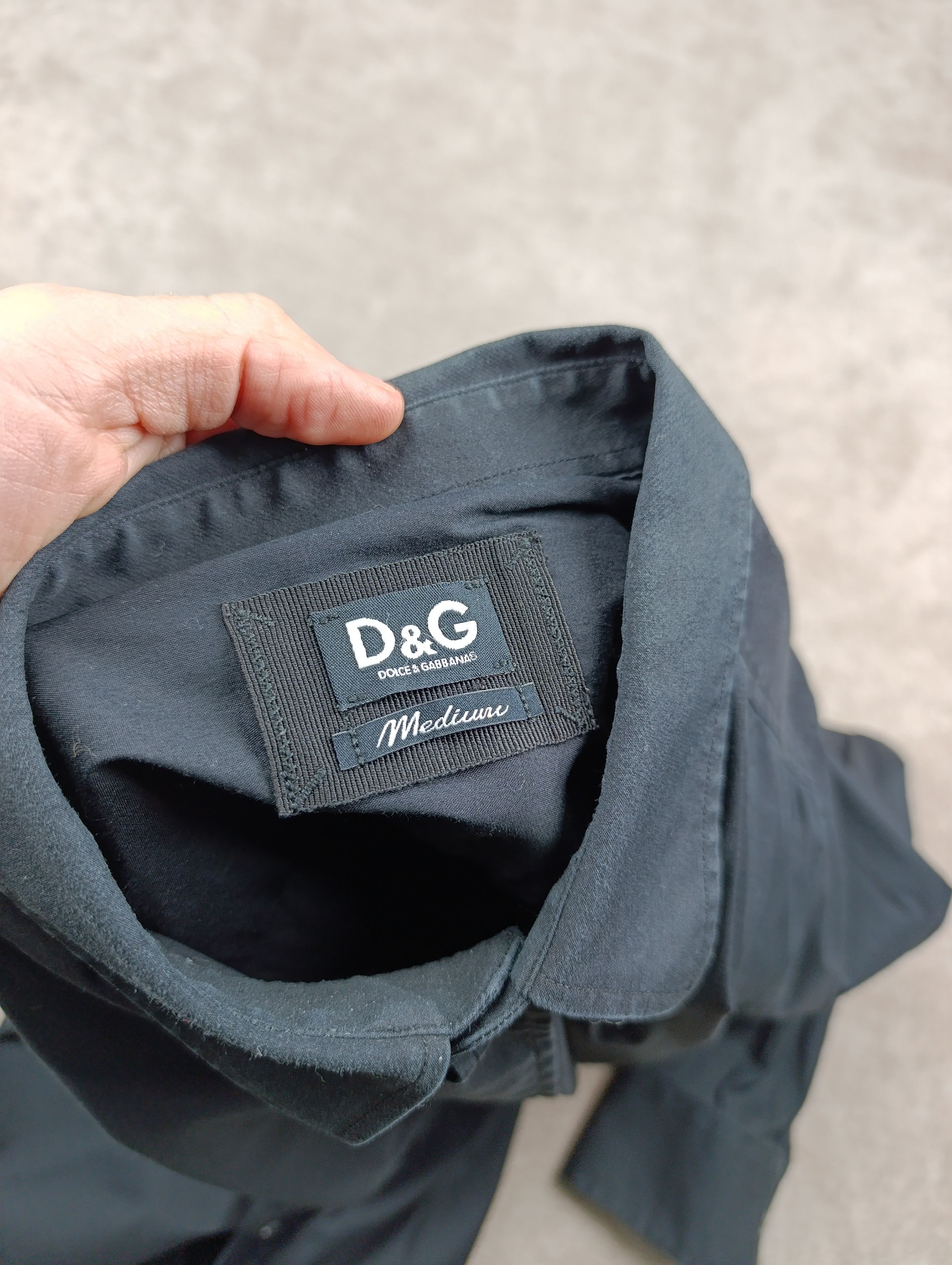 Dolce & Gabbana DOLCE & GABBANA VINTAGE D&G SLIM BLACK SHIRT BUTTON UP MINI Size US M / EU 48-50 / 2 - 13 Thumbnail