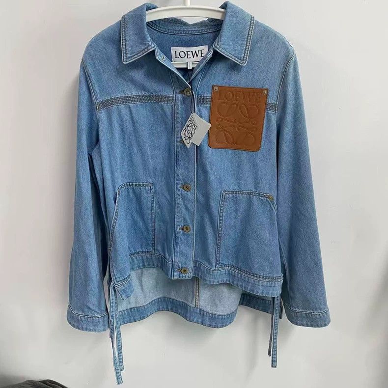 Loewe LOEWE size 34 Light blue denim jacket Size M / US 6-8 / IT 42-44 - 1 Thumbnail