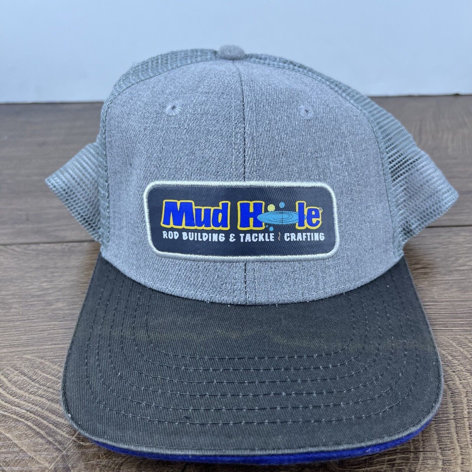 Other Mud Hole Hat Mud Hole Cap Snapback Hat Gray Adjustable Hat A Size ONE SIZE - 3 Thumbnail