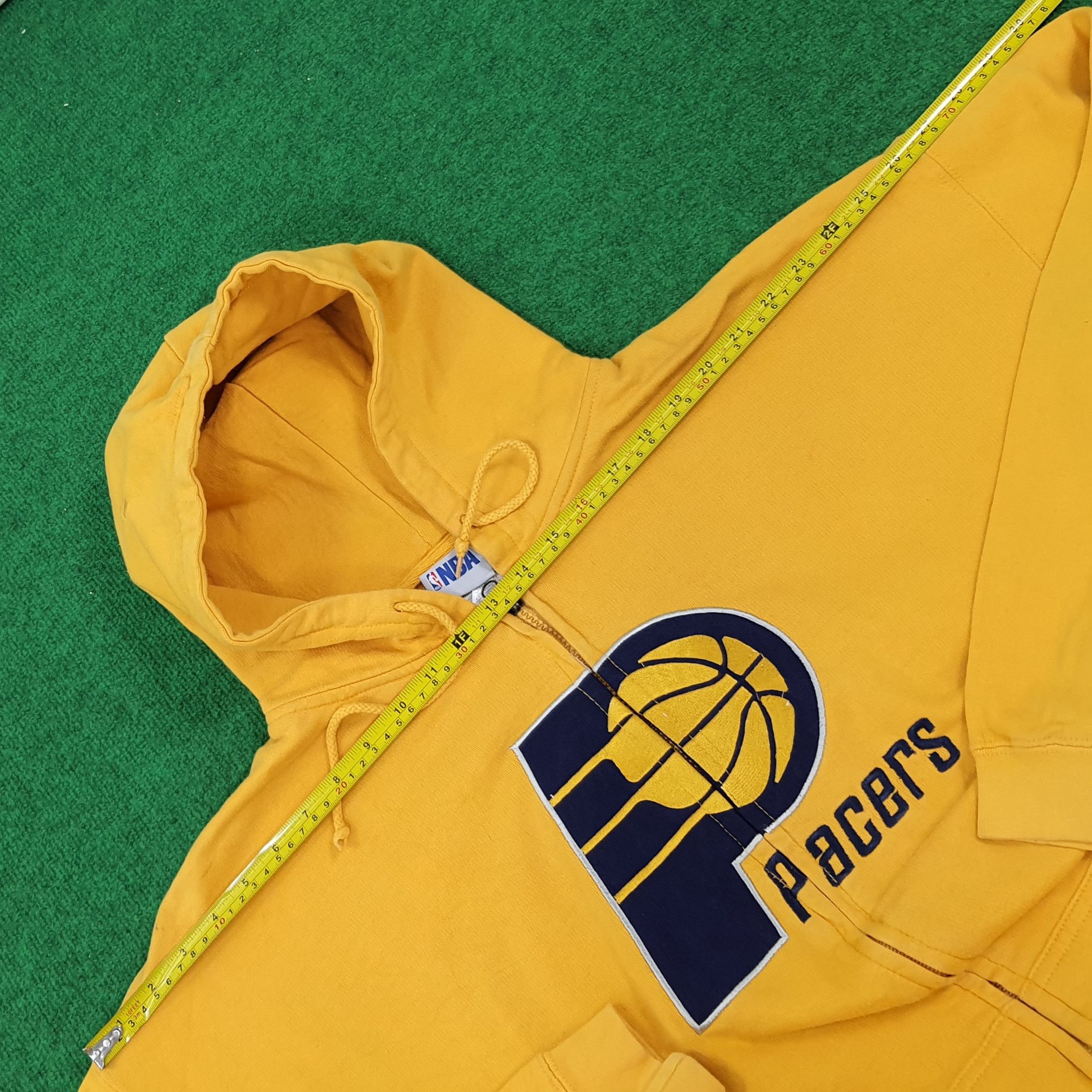NBA × Vintage Vintage PACERS NBA Basketball Team Zipper Hoodie Size US XL / EU 56 / 4 - 8 Thumbnail