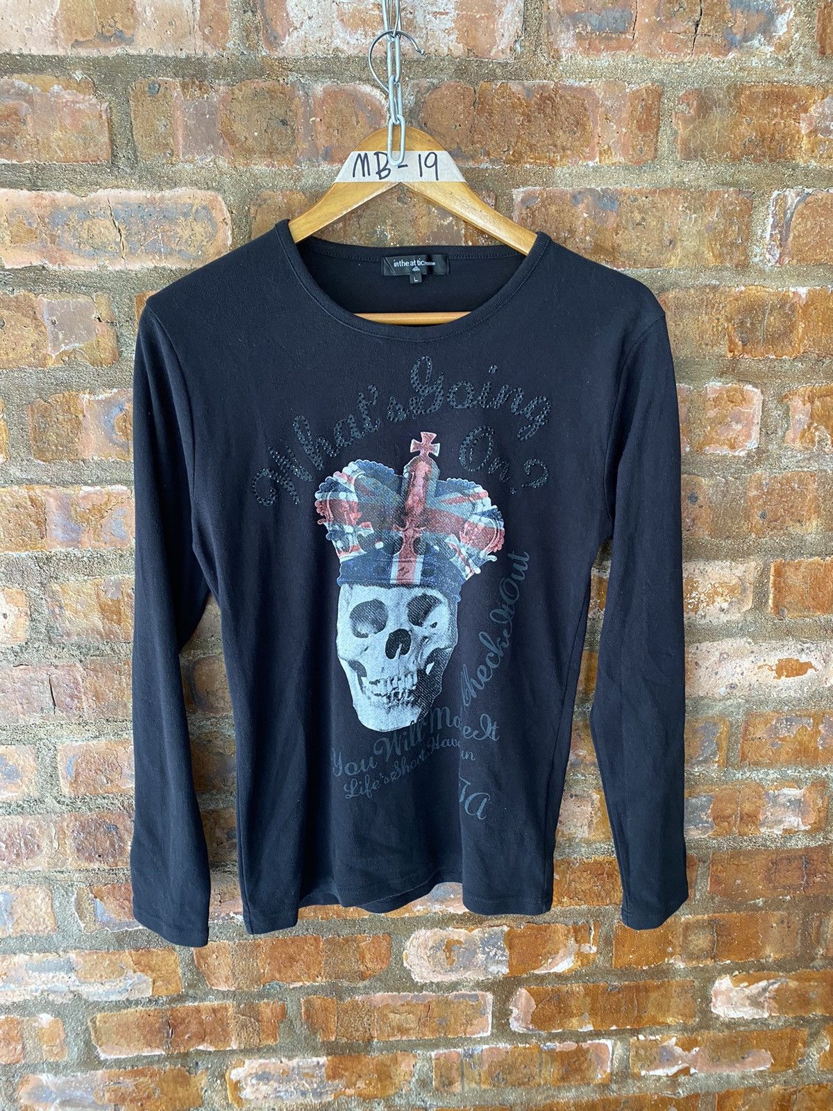 In The Attic 🔥Vintage UK king Skull poem Size US M / EU 48-50 / 2 - 2 Thumbnail