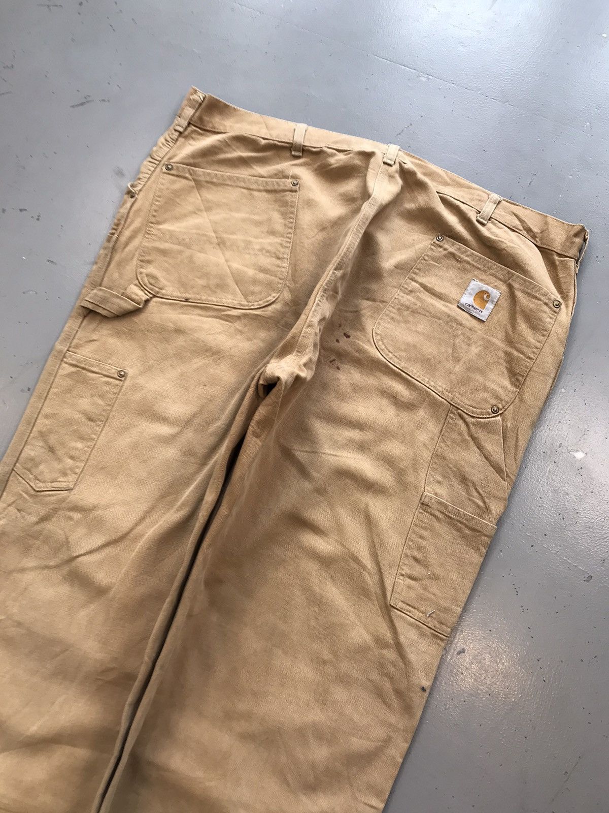 Carhartt × Vintage Vintage Carhartt b136 BRN double knee carpenter denim Size US 42 / EU 58 - 9 Thumbnail