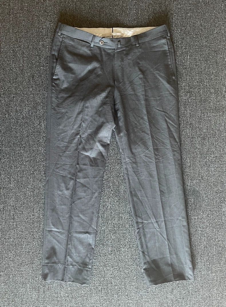 Ermenegildo Zegna Ermeregildo Zegna size US 50 Grey wool trousers 2505-Nexta Size US 34 / EU 50 - 1 Thumbnail