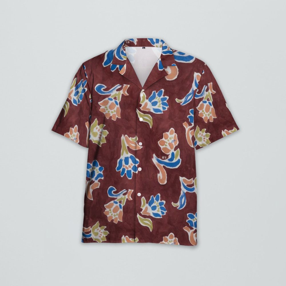 Designer Flower-Print Shirt Size US L / EU 52-54 / 3 - 1 Thumbnail