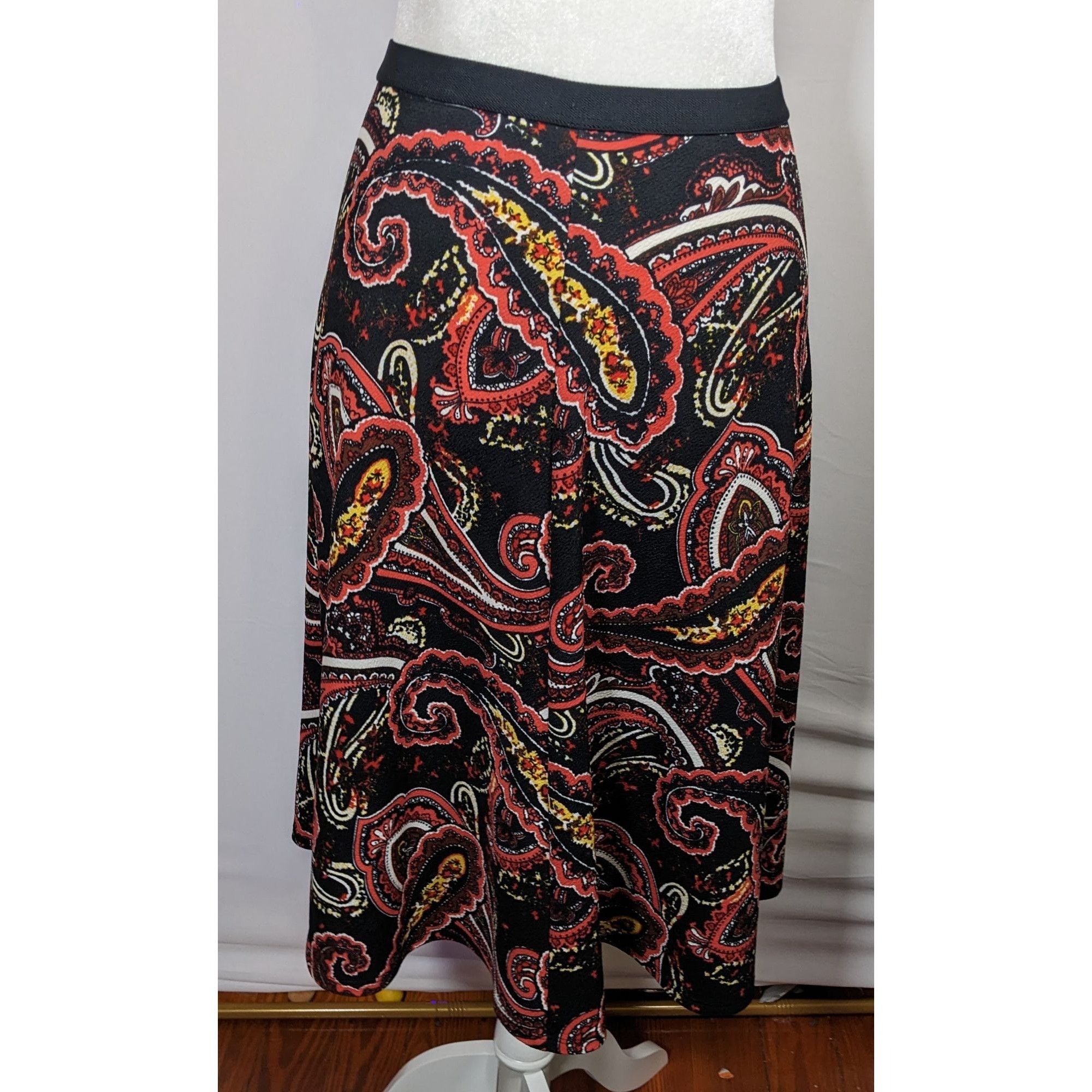 Other Bobeau Bohemian Paisley USA Made Midi Skirt Size 34" / US 12 / IT 48 - 5 Thumbnail