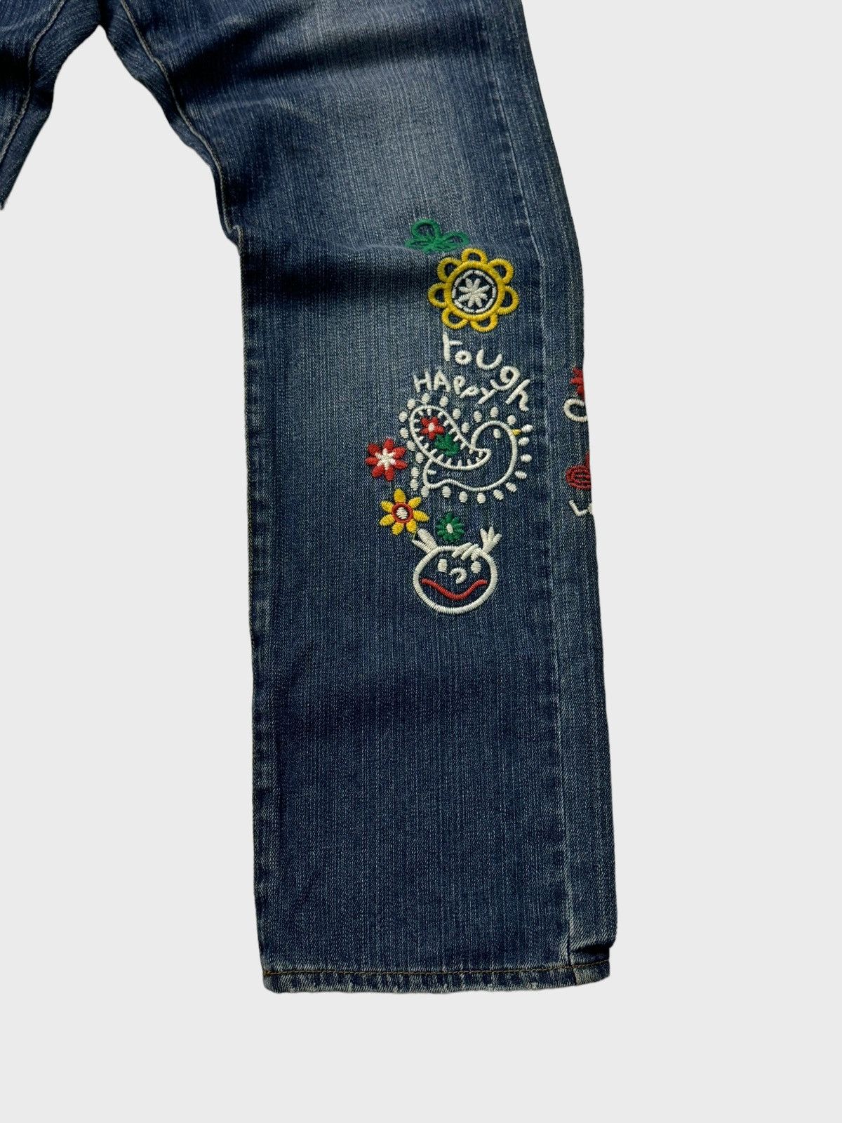 Hysteric Glamour Rough Natural Charm Embroidery Junya Watanabe Style Denim Size US 30 / EU 46 - 6 Thumbnail