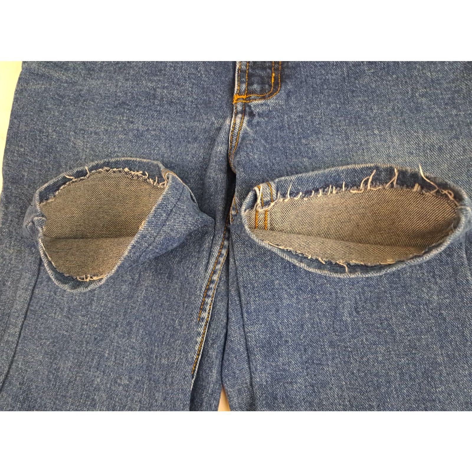 Vintage VINTAGE Cruel Girl Jeans | Denim Low-Rise 28x29 5-Pocket Women Blue Jeans Tailored Hemmed Inseam 27-28 | Regular Fit Size 28" / US 6 / IT 42 - 3 Thumbnail