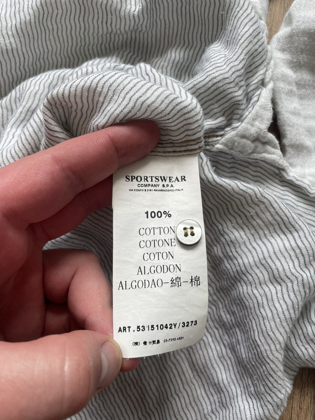 Stone Island Shirts Stone Island Vintage Size US L / EU 52-54 / 3 - 4 Thumbnail