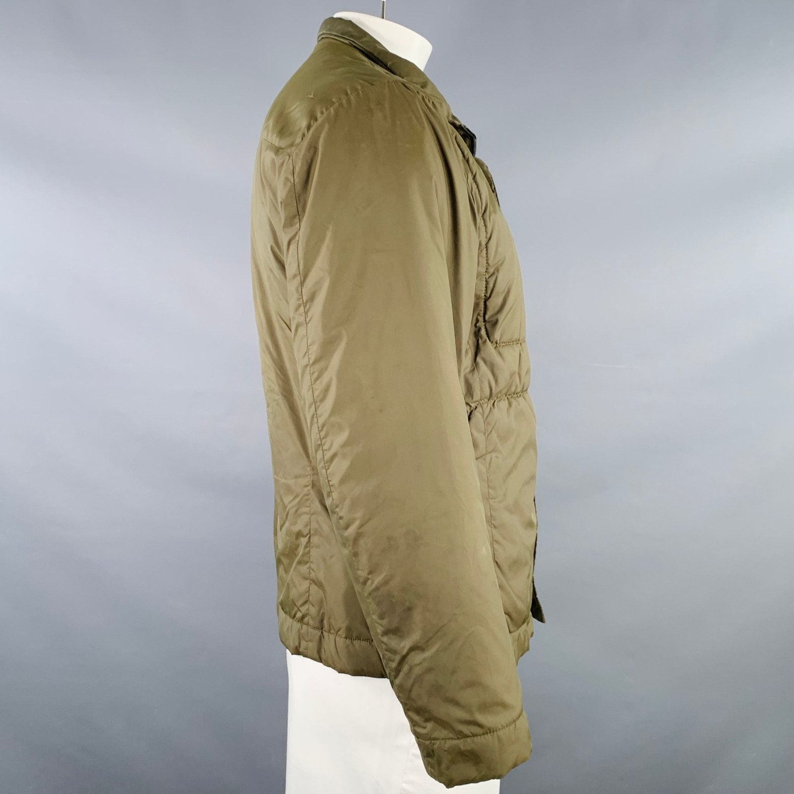 Dirk Bikkembergs DIRK BIKKEMBERGS Size L Green Olive Polyester Blend Jacket Size US L / EU 52-54 / 3 - 2 Thumbnail