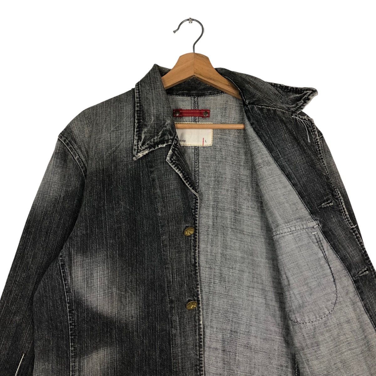 Japanese Brand Vintage Hickory Chore Jacket Levi’s Redloop Big Pocket Bike Size US L / EU 52-54 / 3 - 13 Thumbnail