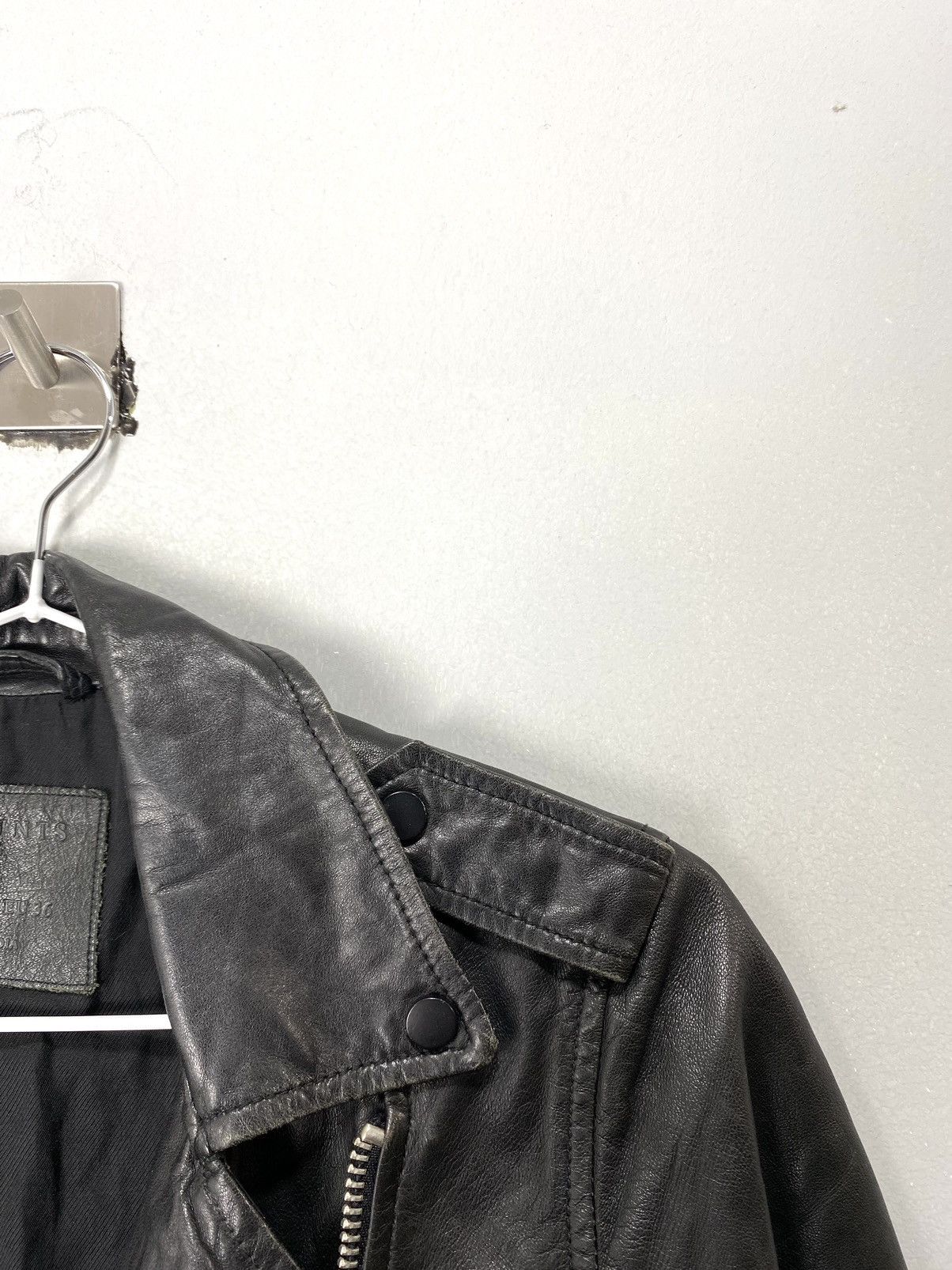 Allsaints All Saints Luna Biker Leather Jacket Size S Size S / US 4 / IT 40 - 10 Thumbnail