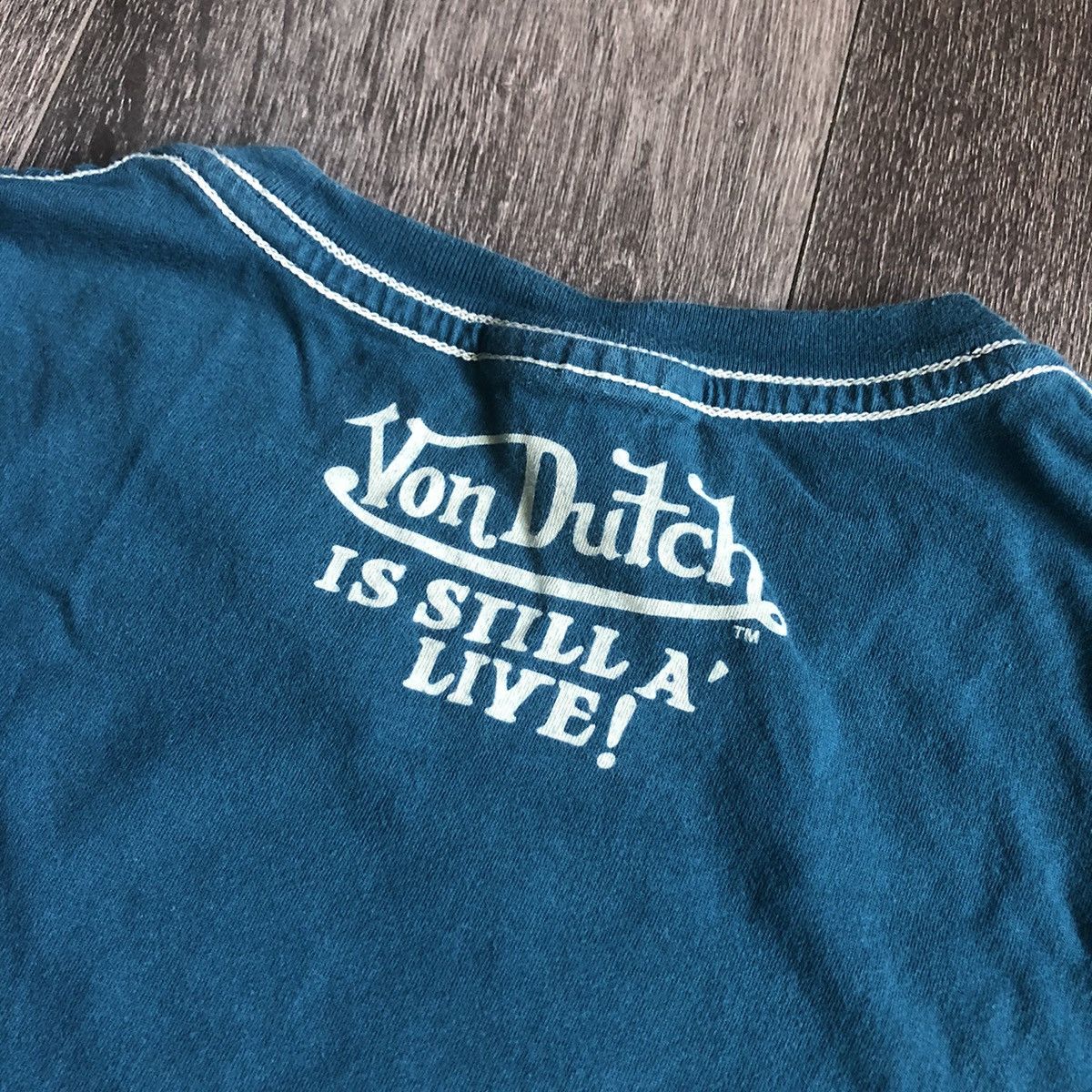 Von Dutch Vintage Y2K Von Dutch Eagle Still Alive Graphic Logo T Shirt Size US S / EU 44-46 / 1 - 7 Thumbnail