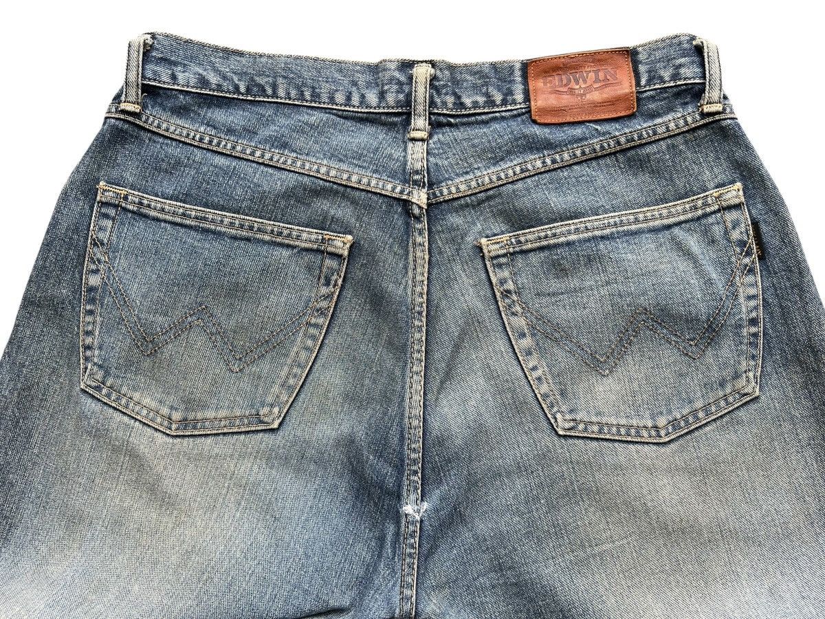 Edwin Vintage Edwin Baggy Distressed Mudwash Denim Jeans 34x31 Size US 34 / EU 50 - 8 Thumbnail