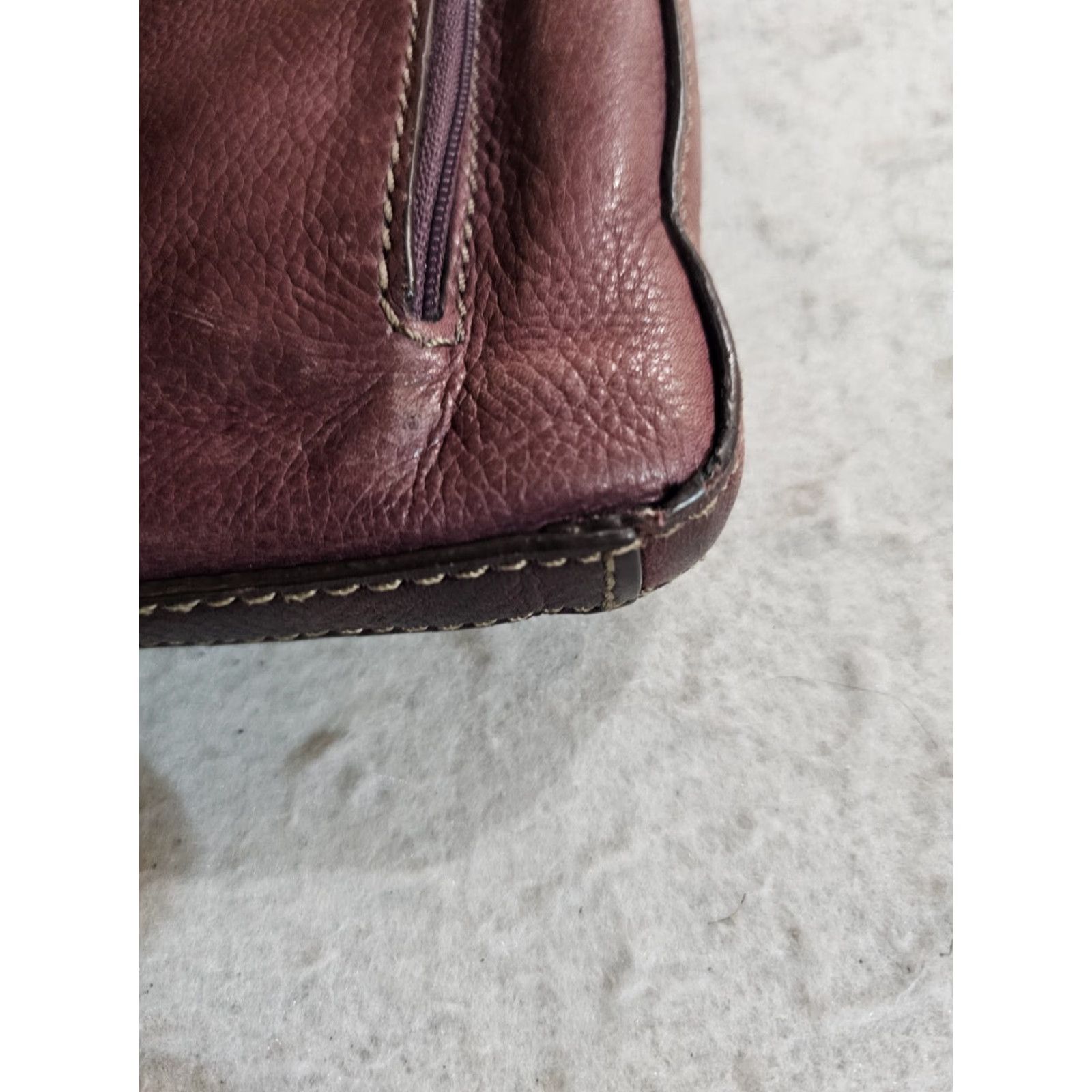 Fossil VINTAGE Fossil Crosstown Organizer Crossbody Bag Brick Red Size ONE SIZE - 4 Thumbnail