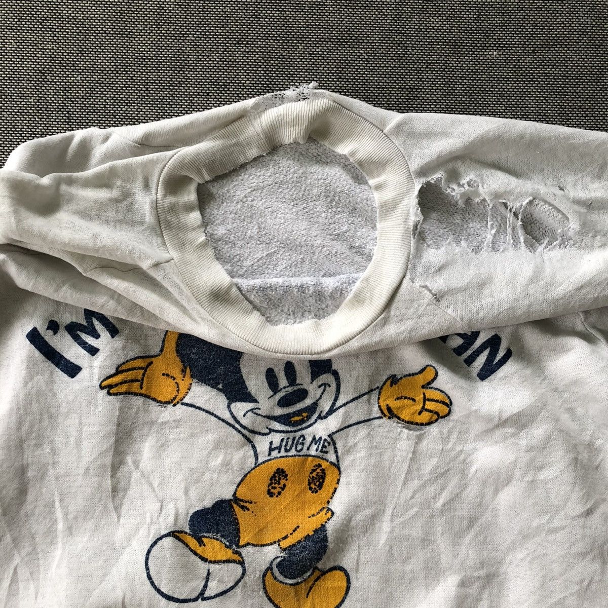 Mickey Mouse Distressed MICKEY MOUSE Vintage Sweatshirt Size US S / EU 44-46 / 1 - 8 Thumbnail