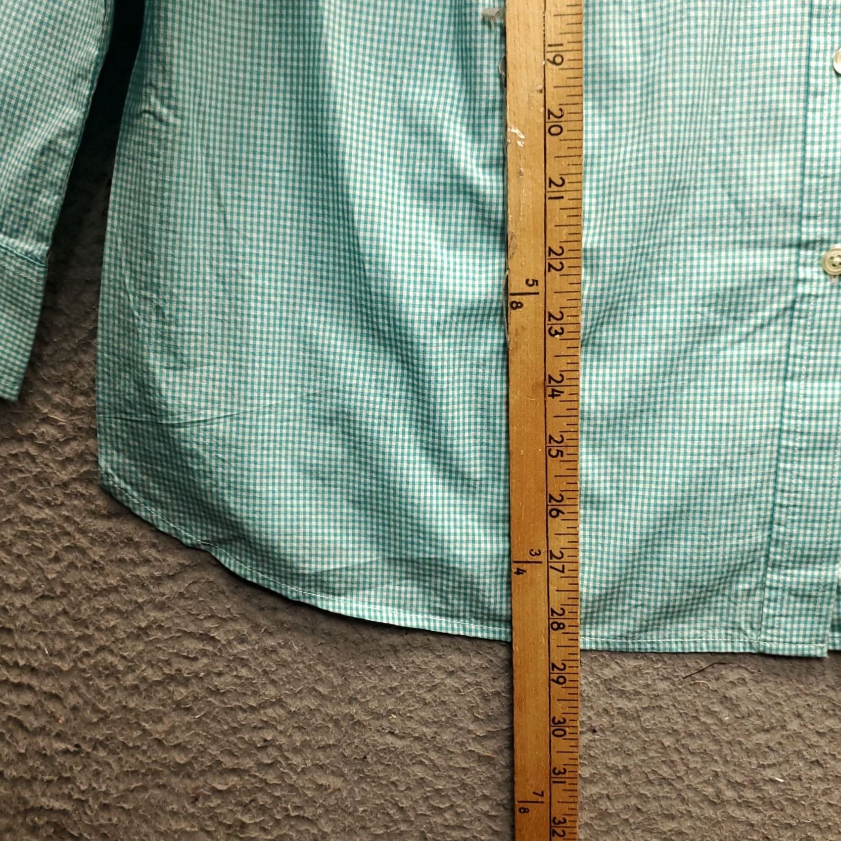 Talbots Talbots Shirt Womens 1X Top Multicolor Check Roll Tab Sleeve Collared Button Size XL / US 12-14 / IT 48-50 - 3 Thumbnail