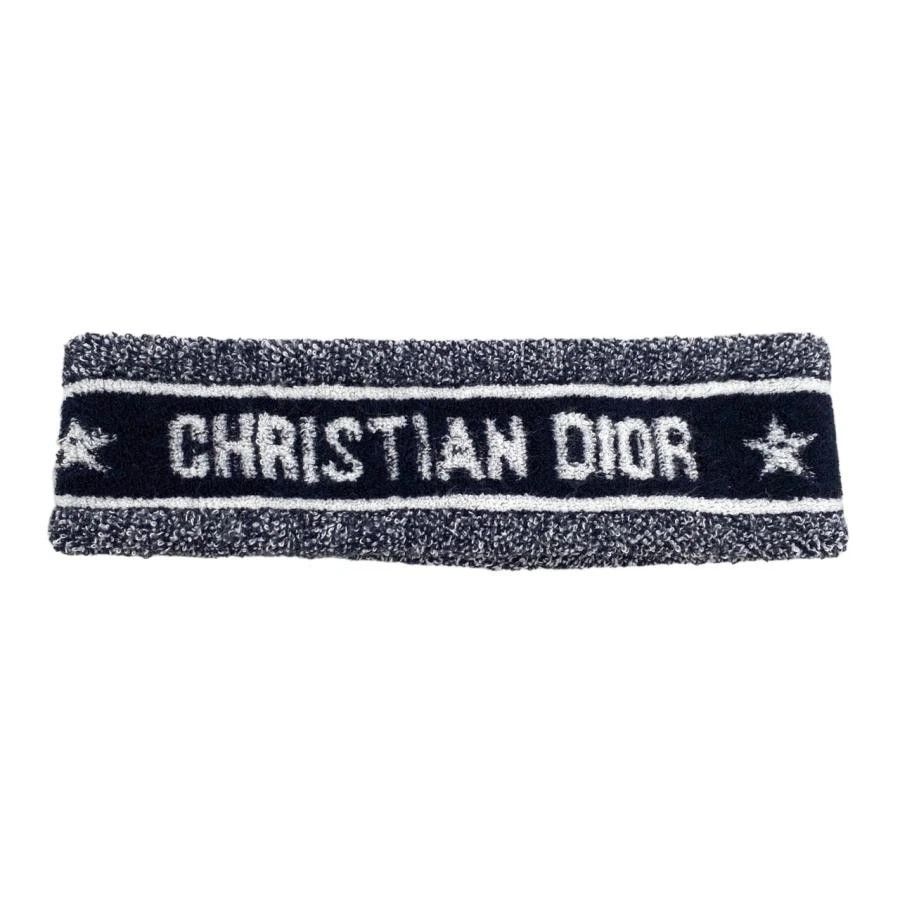 Dior Christian Dior Blue Cotton Headband and Wristband Set Size ONE SIZE - 2 Thumbnail