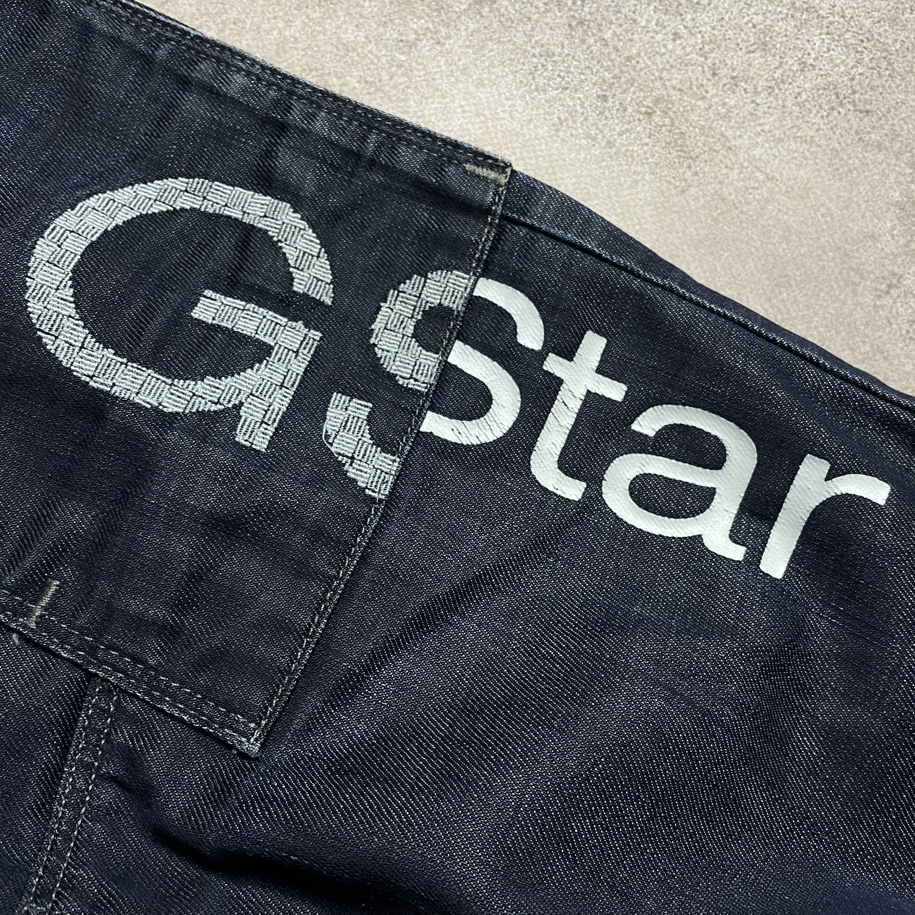 G-Star × Marc Newson ⭐ G-Star Raw Elwood 3301 Flared Denim Navy Jeans Pants Size US 34 / EU 50 - 11 Thumbnail