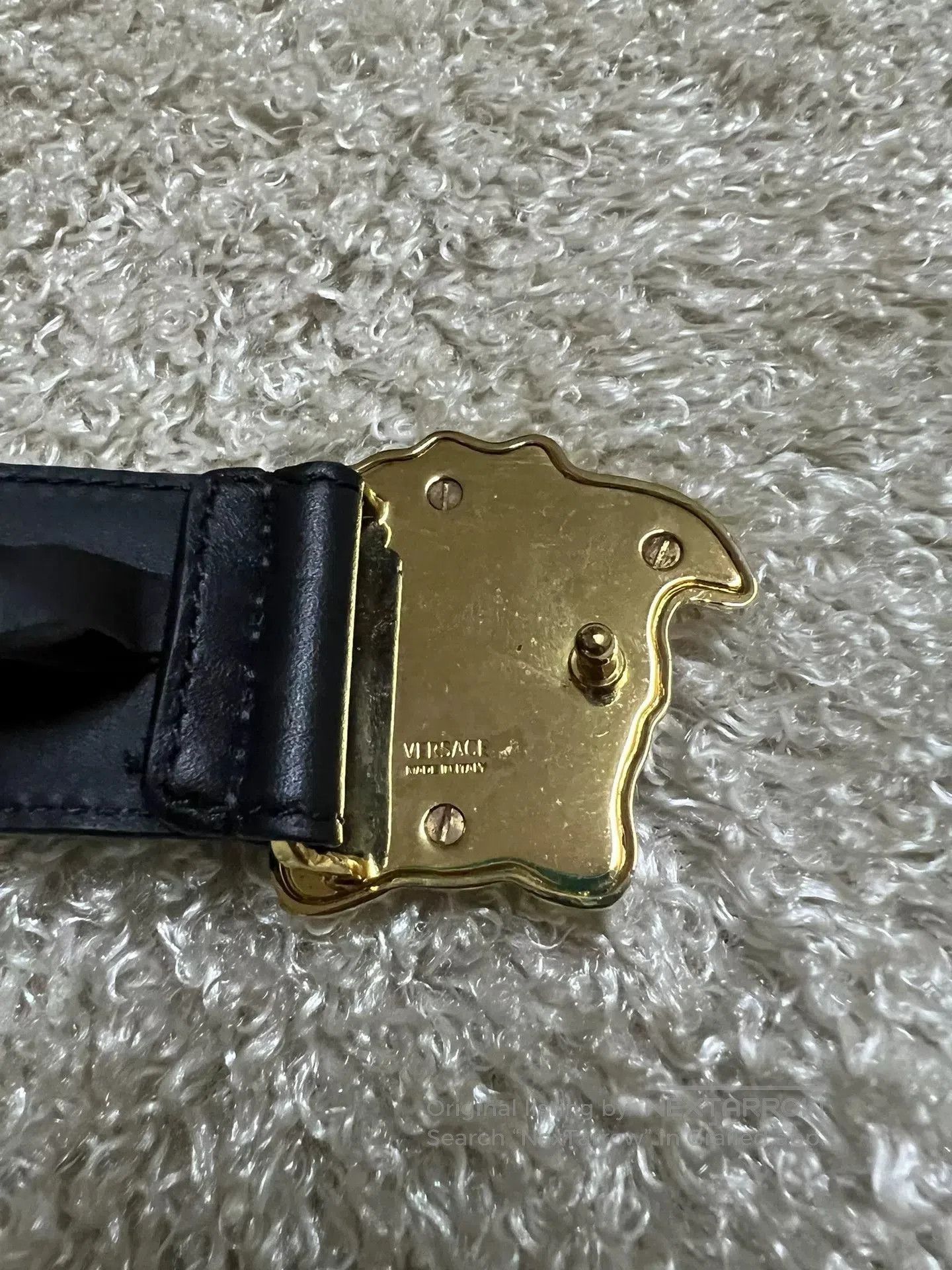Versace Versace Men's Medusa Casual Belt. Size ONE SIZE - 3 Thumbnail