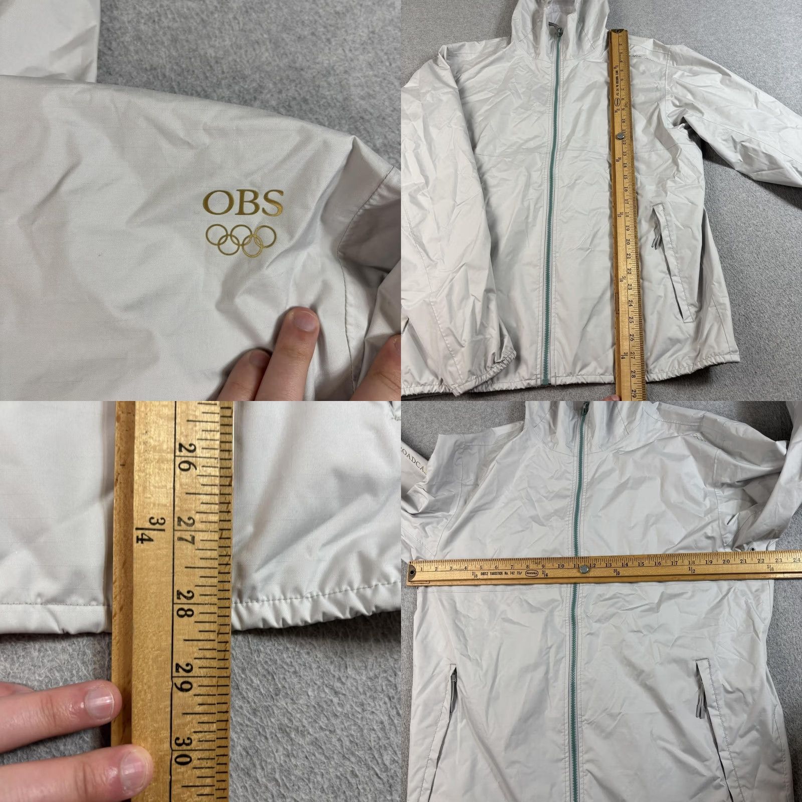 Helly Hansen Helly Hansen Jacket Men L Gray Packable Windbreaker Tokyo 2020 Olympics OBS Full Zip Hooded Lightweight Size US L / EU 52-54 / 3 - 8 Thumbnail
