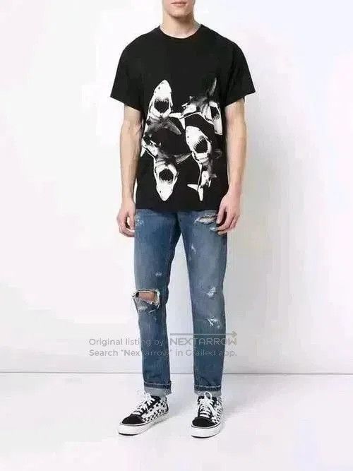 Amiri AMIRI Shark Graphic T. Size US M / EU 48-50 / 2 - 5 Thumbnail