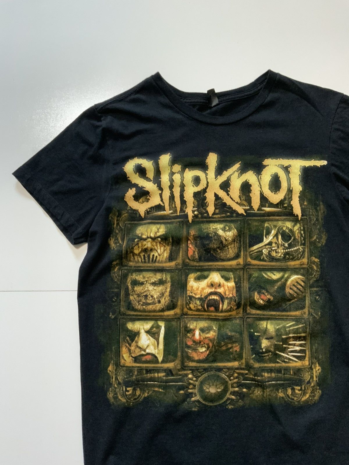 Band Tees × Slipknot Slipknot Mask Heavy Metal Rock Nu Alternative Band T-Shirt Size US M / EU 48-50 / 2 - 3 Thumbnail