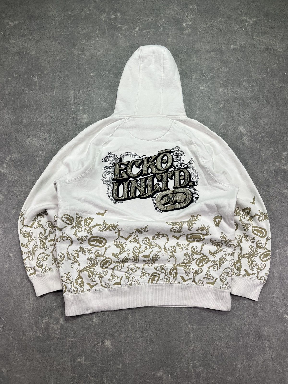 Ecko Unltd. Ecko Unltd. Big Logo Printed AOP Baggy Hoodie L XL Size US L / EU 52-54 / 3 - 2 Thumbnail
