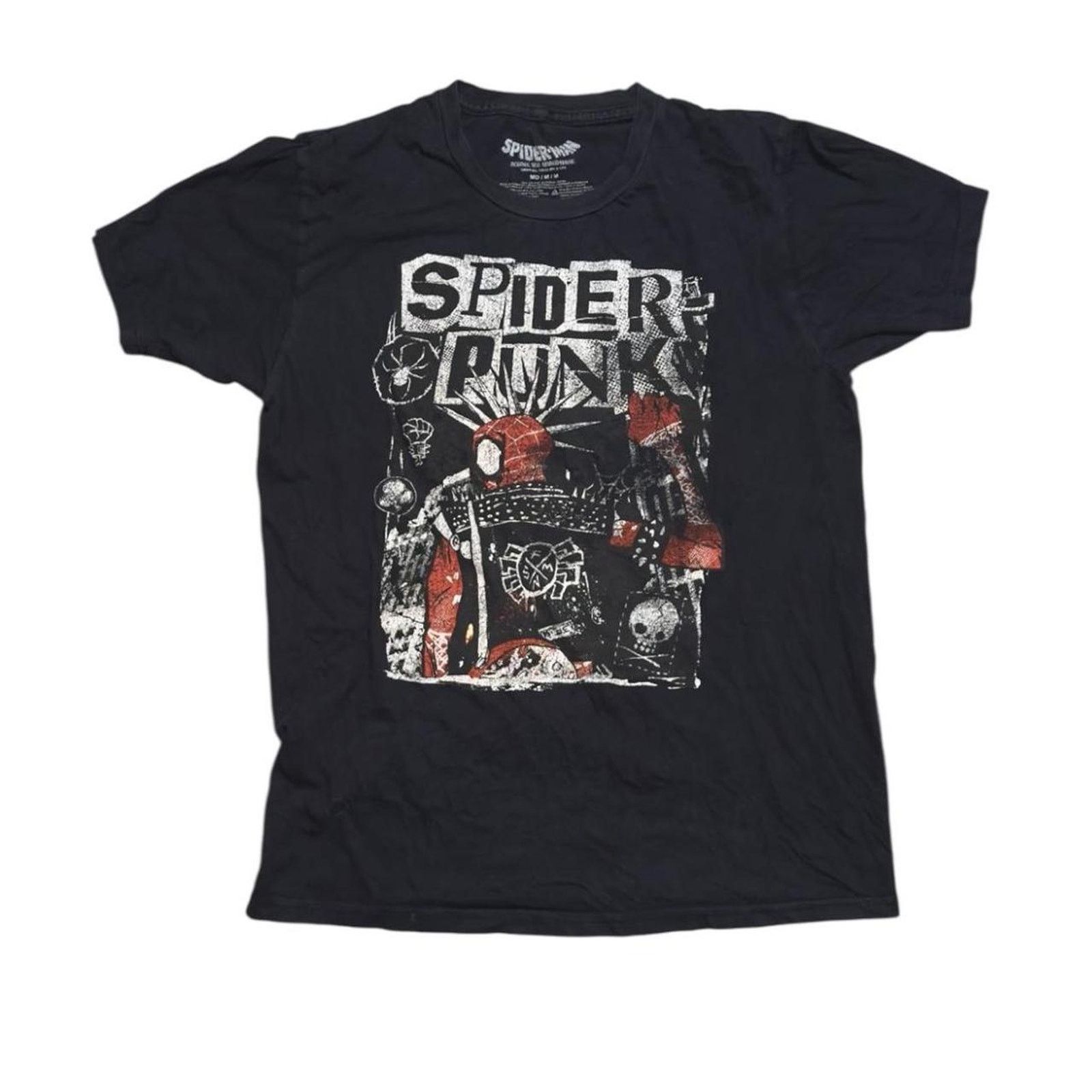 Marvel Comics Spider punk graphic tee black Size US M / EU 48-50 / 2 - 1 Thumbnail