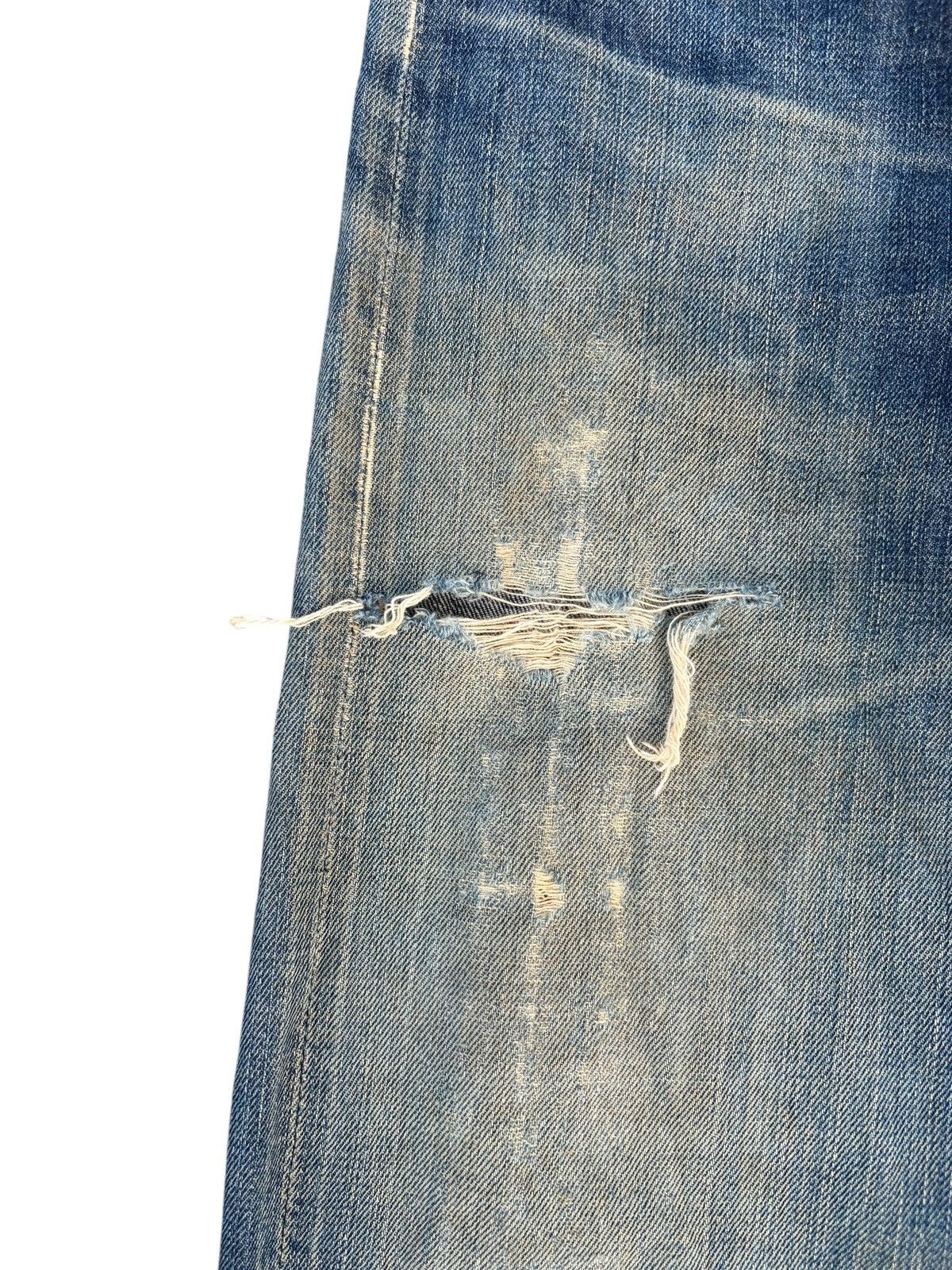 Levi's TRASHER LEVI'S BIG E 502 FADED SELVEDGE DISTRESSED DENIM Size US 30 / EU 46 - 20 Thumbnail