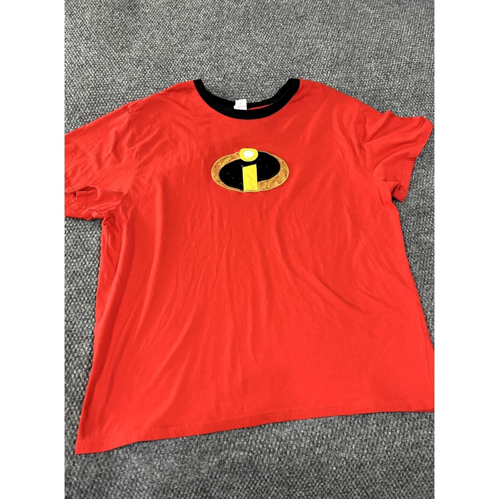 Disney Disney Pixar Incredibles Shirt Mens 2XL Red Graphic Print Crew Neck Short Sleeve Top Size US XXL / EU 58 / 5 - 3 Thumbnail