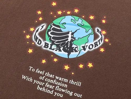 Black Vortex Oversized T-shirt