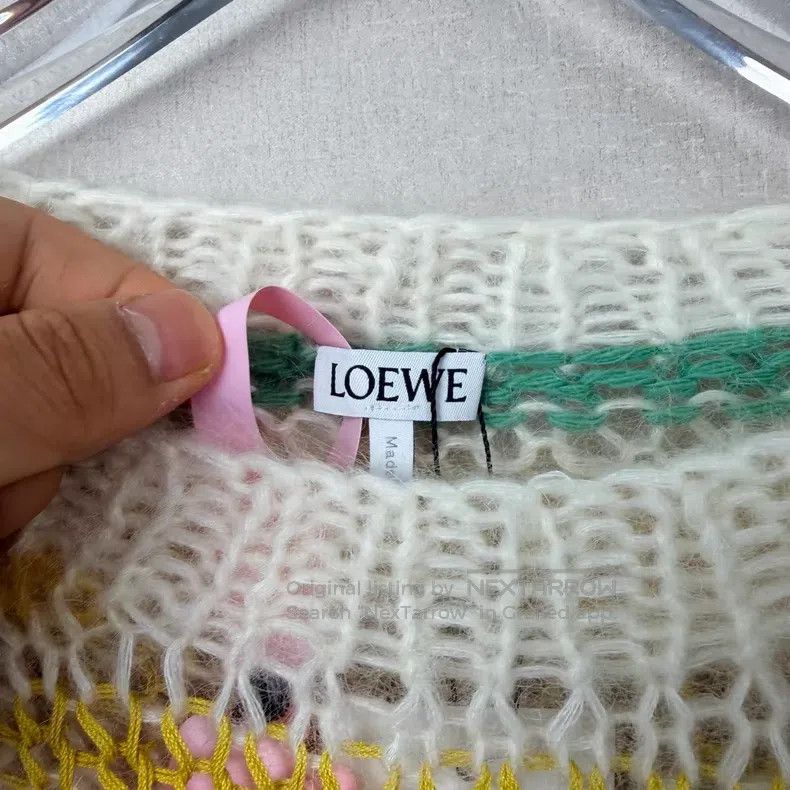 Loewe Loewe Rainbow Stripe Mohair Sweater Size S / US 4 / IT 40 - 2 Thumbnail