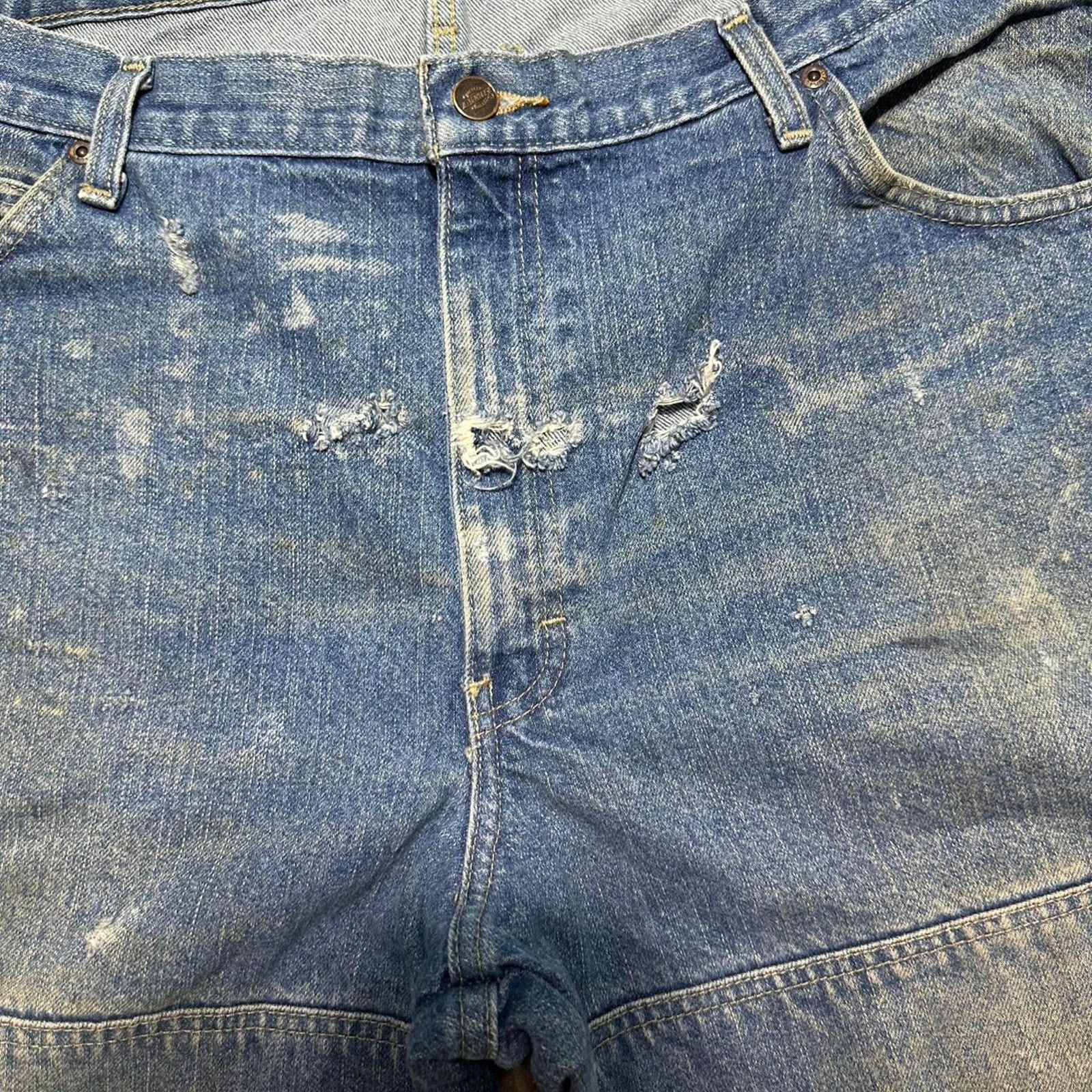 Dickies Vintage Y2K Distressed Dickies Double Knees Carpenter Jeans Size US 38 / EU 54 - 6 Thumbnail