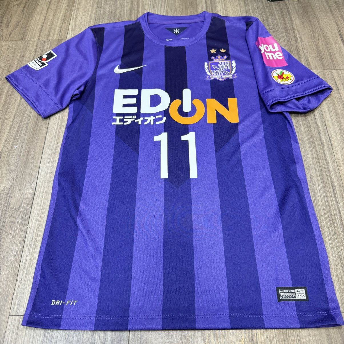Japanese Brand × Nike Sanfrecce Hiroshima 2015 home shirt #11 Hisato Size US S / EU 44-46 / 1 - 1 Thumbnail