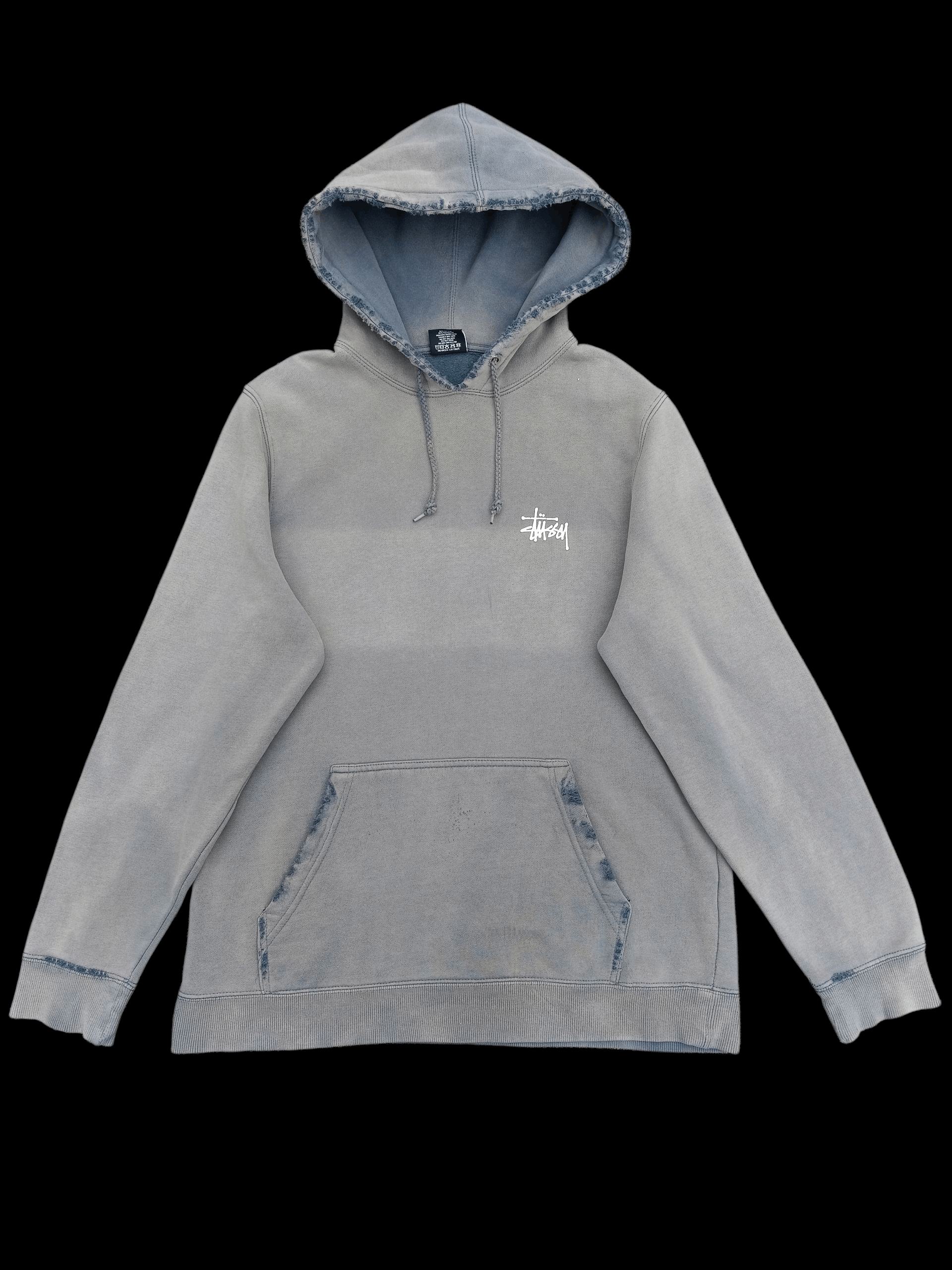 Stussy THRASH FADED STUSSY SPELLOUT BACK PRINT HOODED Size US M / EU 48-50 / 2 - 1 Thumbnail