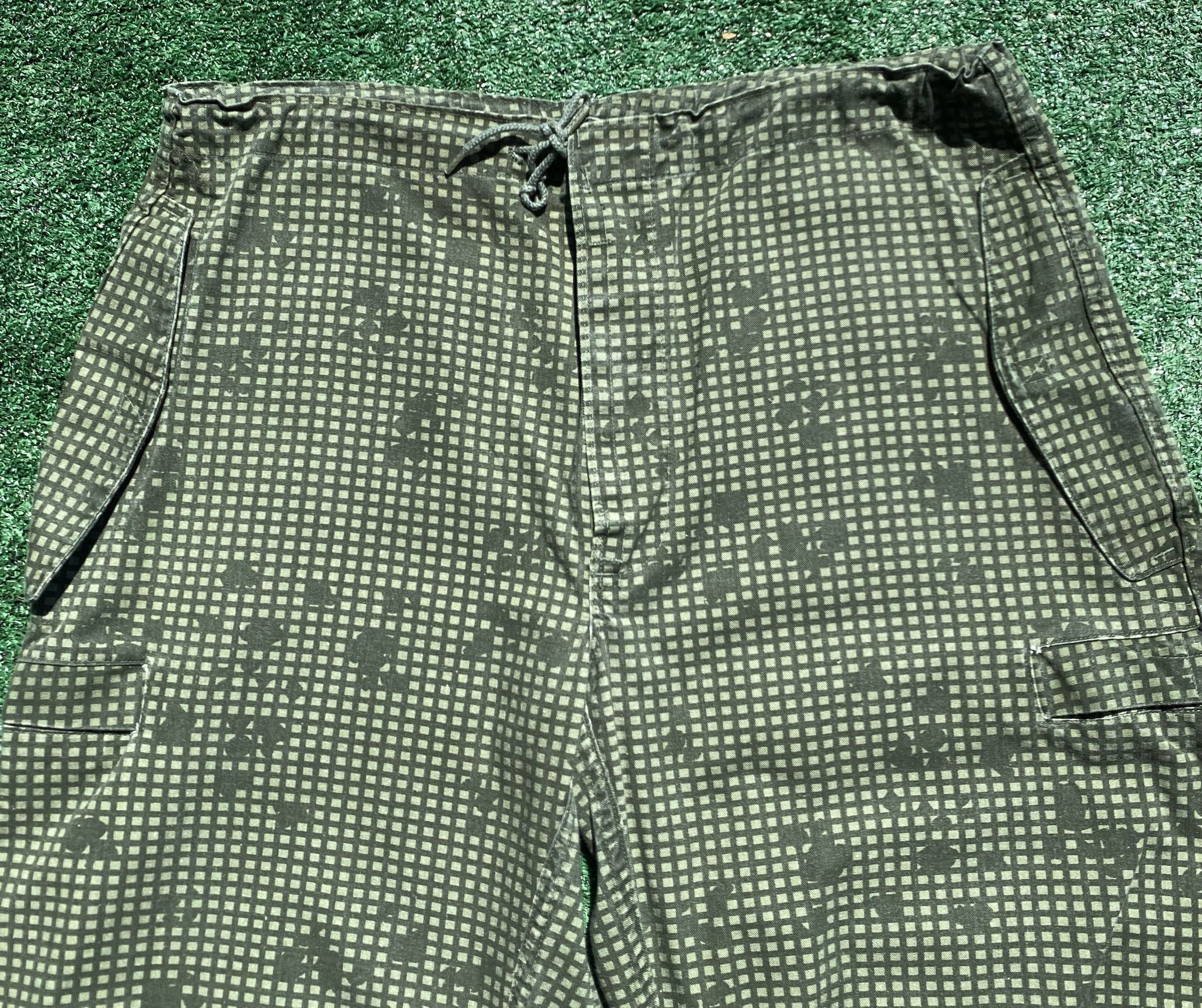 Vintage 1983 Night Desert Camo Camouflage Grid Utility Pants Large Size US 37 - 2 Thumbnail