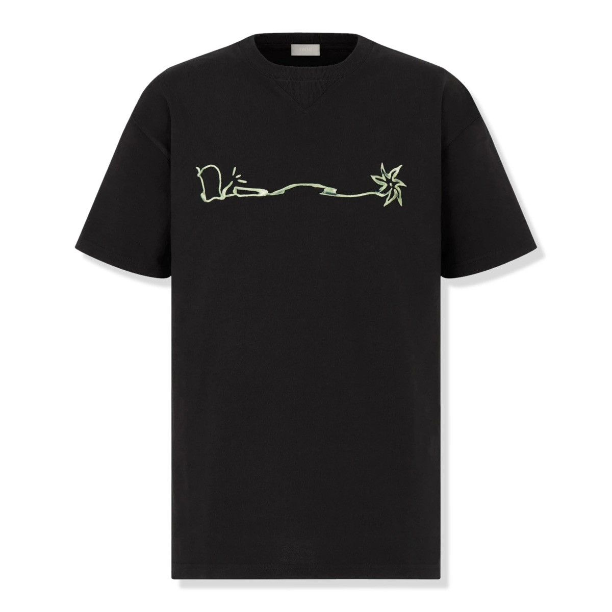 Travis Scott Travis Scott Cactus Jack Russian Logo Black T-Shirt | Grailed