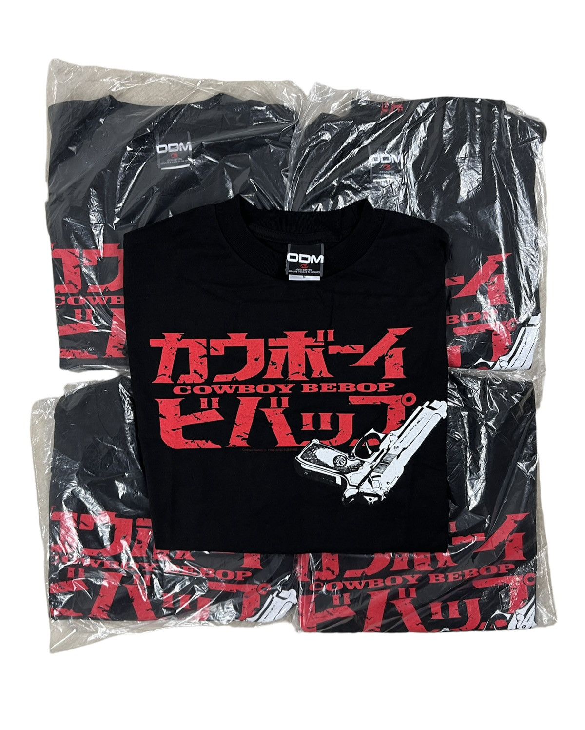 Anime DEADSTOCK Cowboy Bebop 2000s ODM Anime T-shirt M/L Size US L / EU 52-54 / 3 - 1 Thumbnail