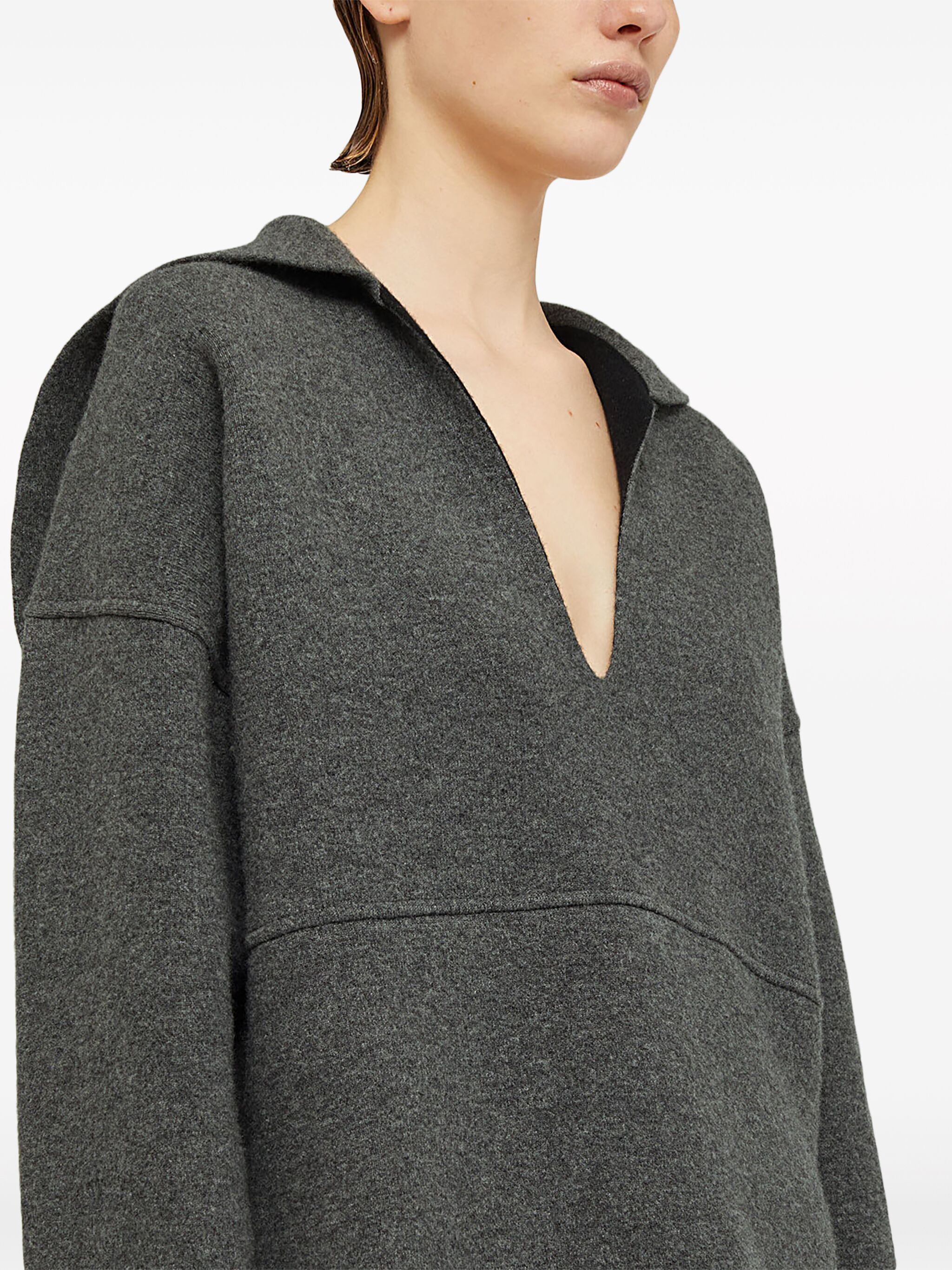 Jil Sander o1loc1c1124 Sweater in Grey Size M / US 6-8 / IT 42-44 - 3 Thumbnail
