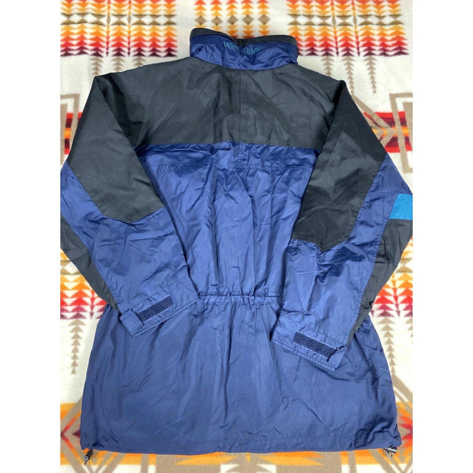 Vintage VINTAGE Columbia West Ridge Parka Jacket Mens L Black Blue 90s Parka Mens Vicinity? Size US L / EU 52-54 / 3 - 2 Thumbnail