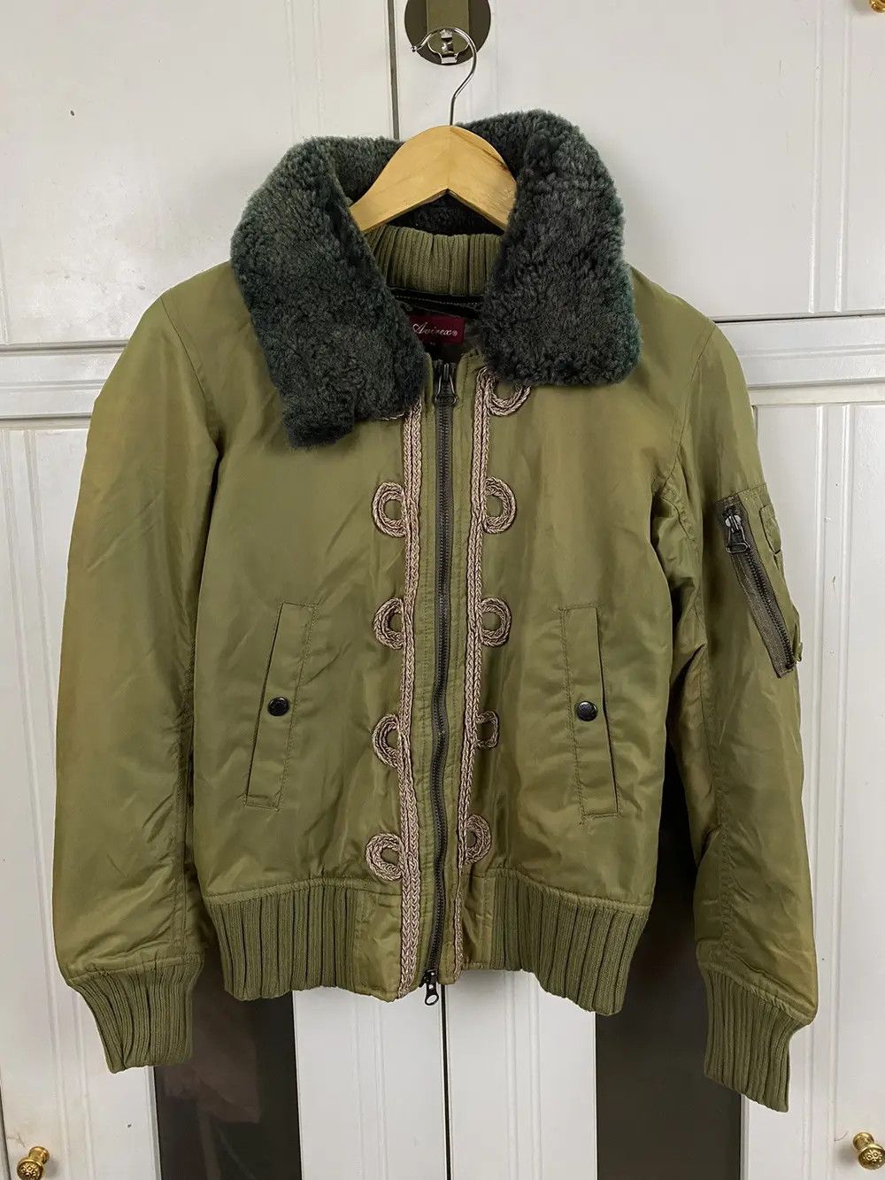 Avirex Vintage Avirex Bomber Jacket Fur Hood Size US S / EU 44-46 / 1 - 3 Thumbnail
