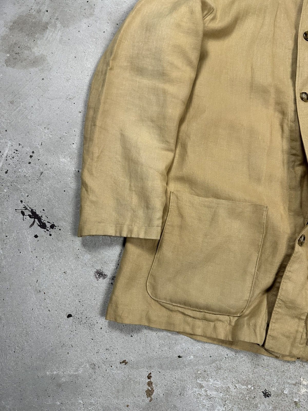Gant Vintage 90s Gant USA Linen French Chore Coat Jacket Size US XL / EU 56 / 4 - 9 Thumbnail