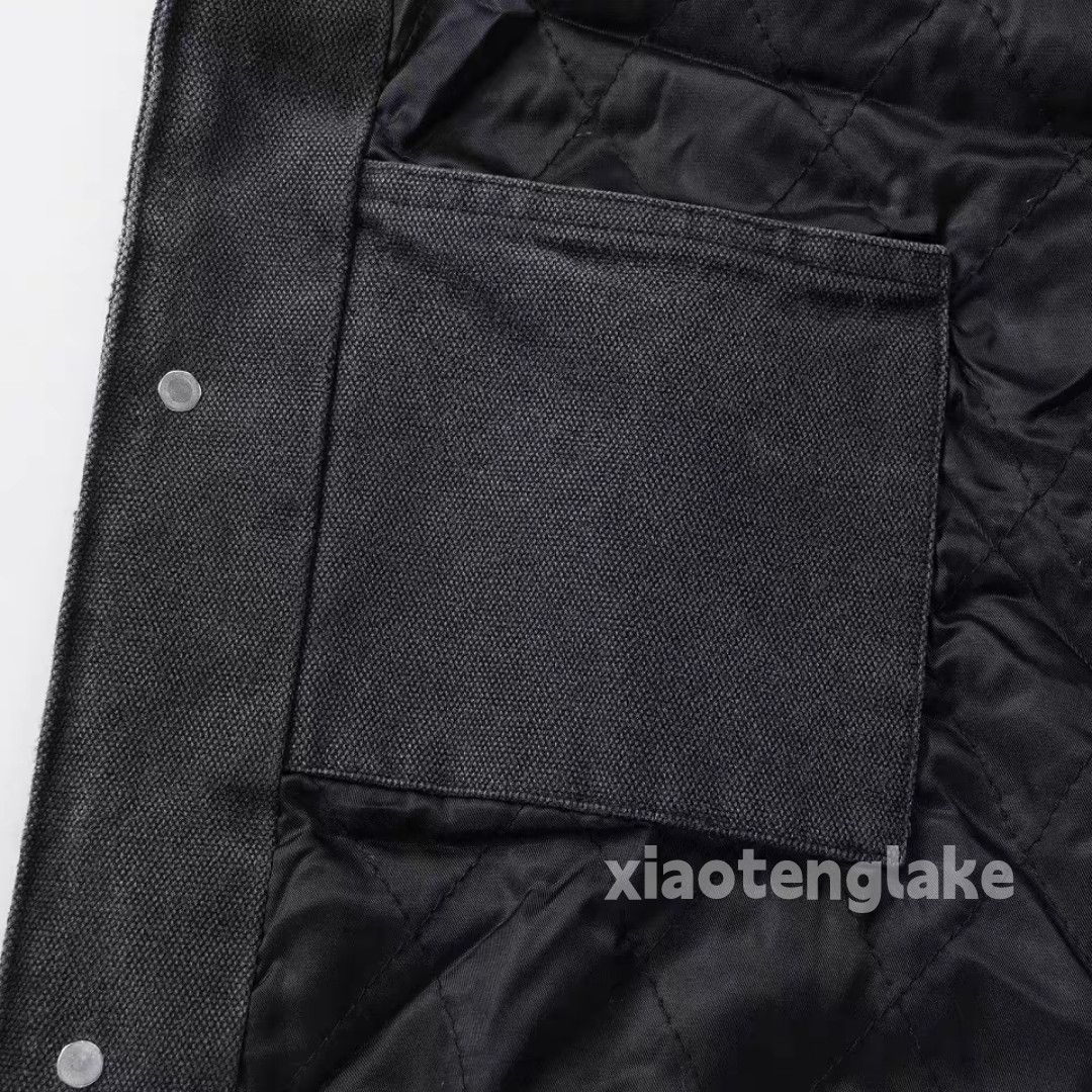 Designer Unisex Washed faded loose carpenter cargo jacket Size US M / EU 48-50 / 2 - 3 Thumbnail