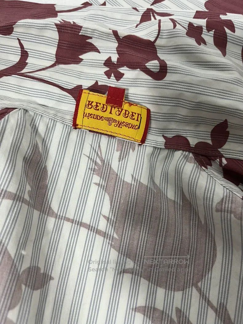 Vivienne Westwood Vivienne Westwood White BACKGROUND with Burgundy Floral Pr Size M / US 6-8 / IT 42-44 - 4 Thumbnail